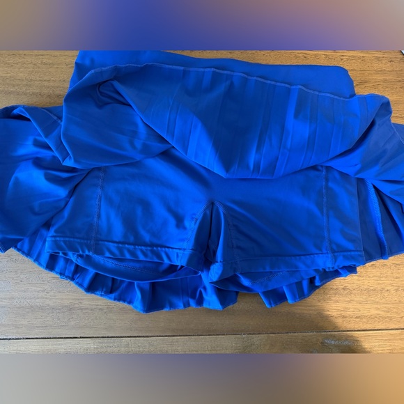 Gold Hinge Skirt | Royal Blue | Size Small - Picture 4 of 4